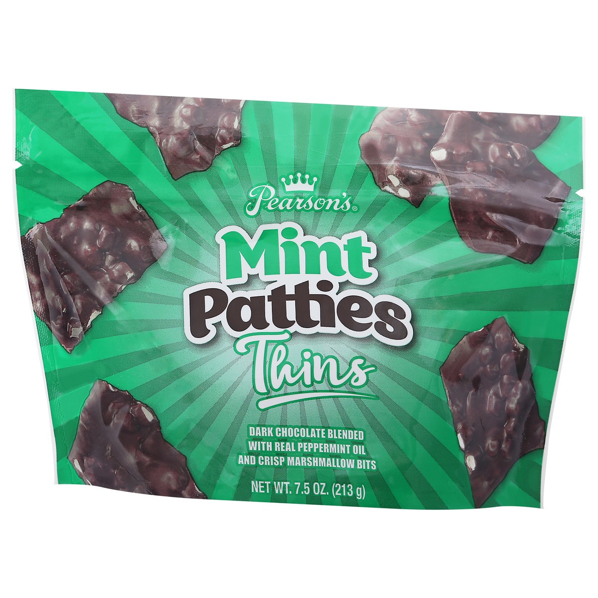 slide 8 of 9, Pearson's Pearsons Mint Patties Thins, 7.5 oz