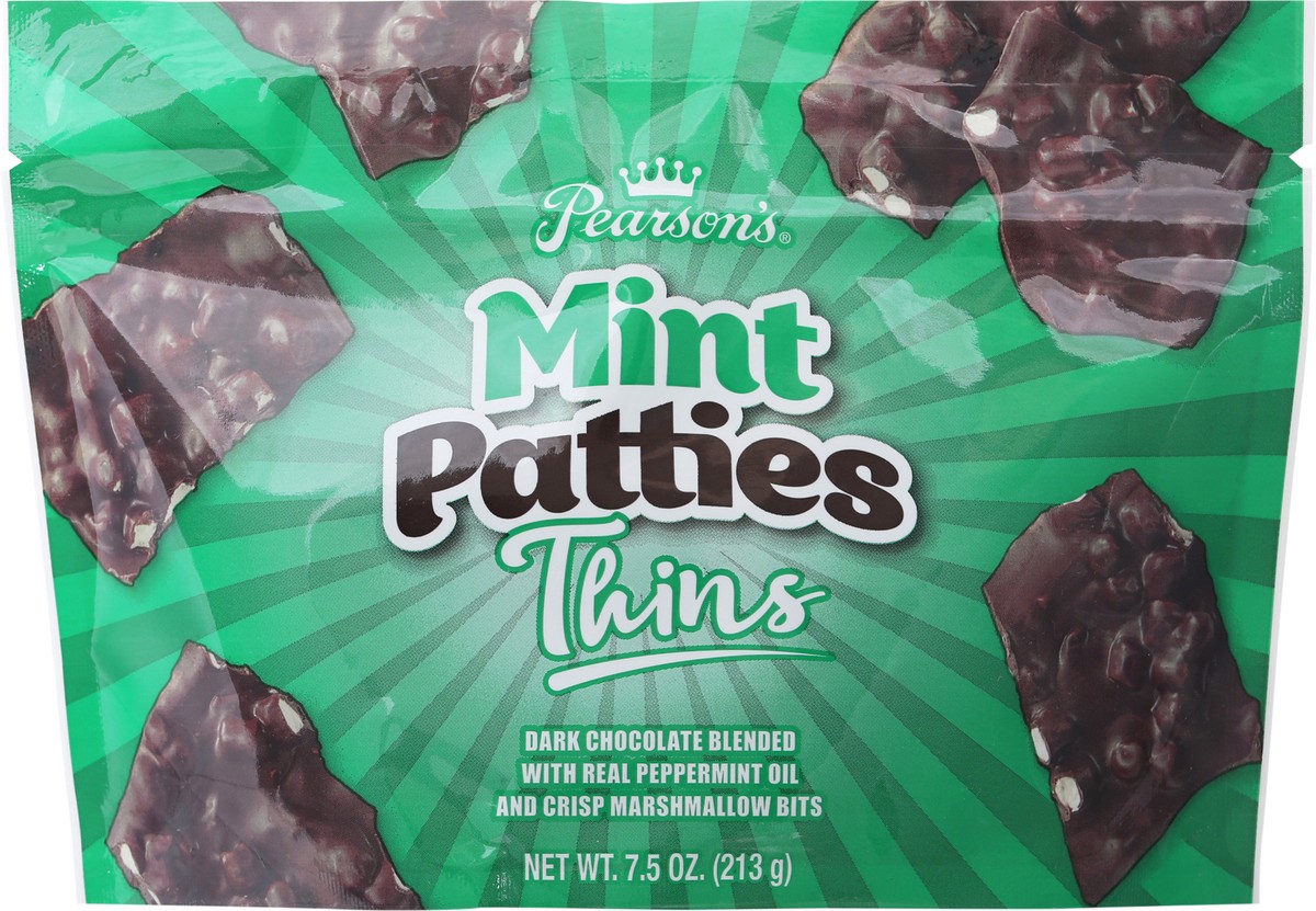 slide 9 of 9, Pearson's Pearsons Mint Patties Thins, 7.5 oz