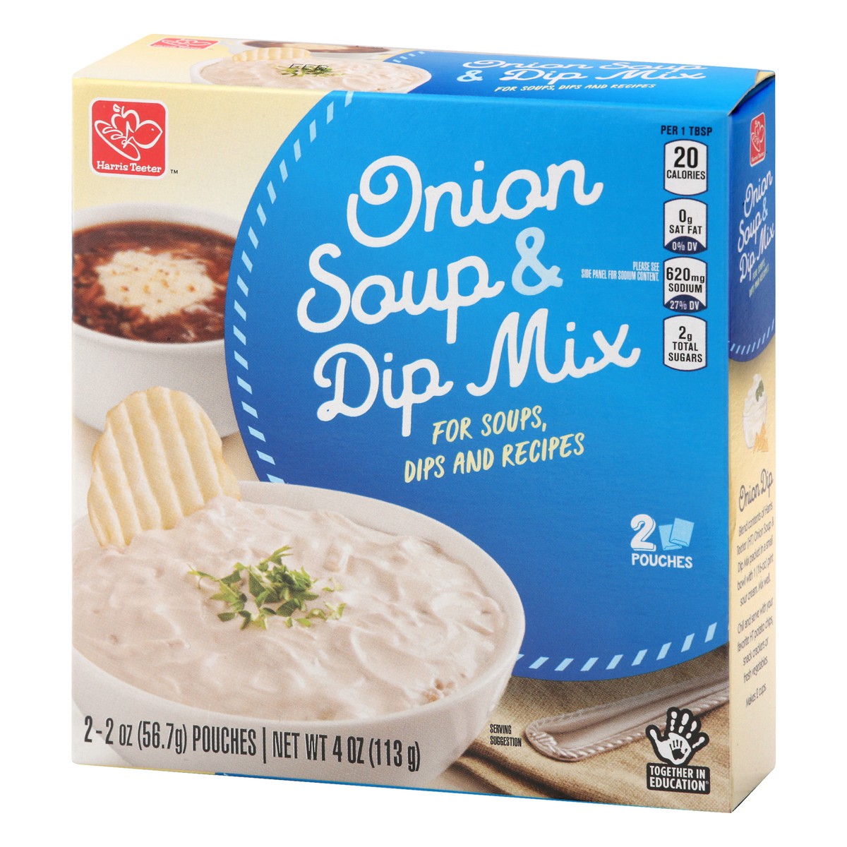 slide 5 of 10, Harris Teeter Onion Soup & Dip Mix, 2 oz