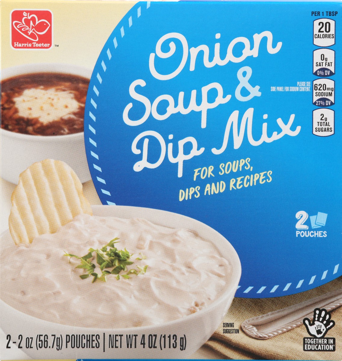 slide 3 of 10, Harris Teeter Onion Soup & Dip Mix, 2 oz