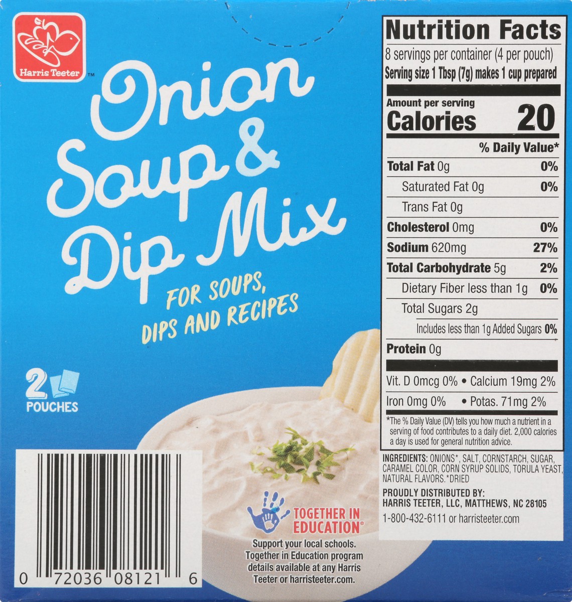 slide 2 of 10, Harris Teeter Onion Soup & Dip Mix, 2 oz