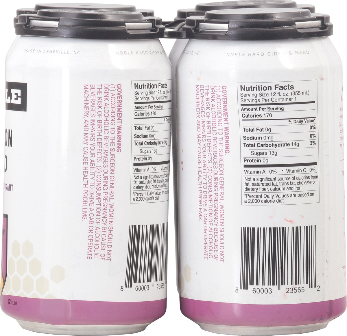 slide 4 of 9, Noble Session Mead Beer with Black Currant 4 - 12 fl oz Cans, 4 ct