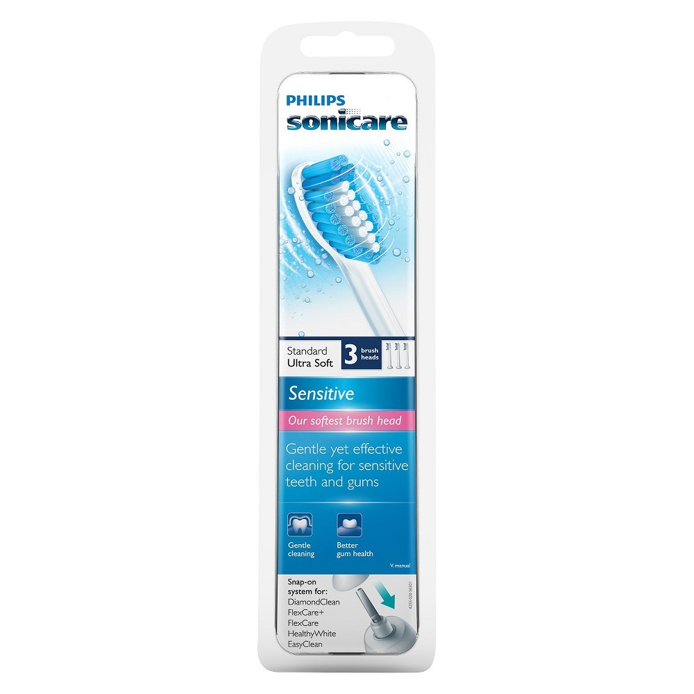 Philips Sonicare Proresults Sensitive Replacement Toothbrush Head 3 Ct