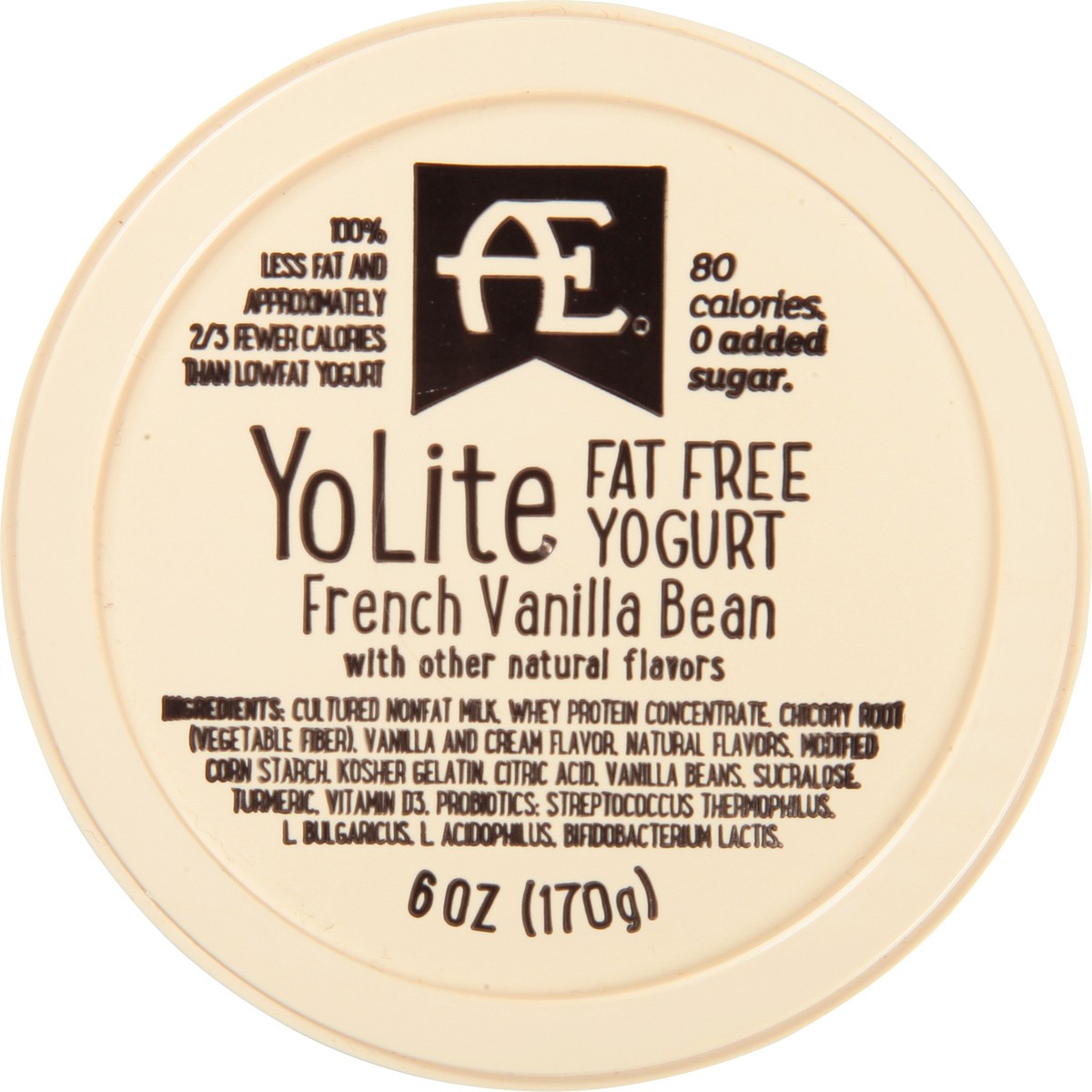 slide 6 of 9, Anderson Erickson Dairy YoLite Fat Free French Vanilla Bean Yogurt 6 oz, 6 oz