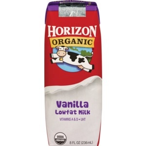 slide 1 of 1, Horizon Organic Vanilla Lowfat Milk, 6 ct; 8 fl oz