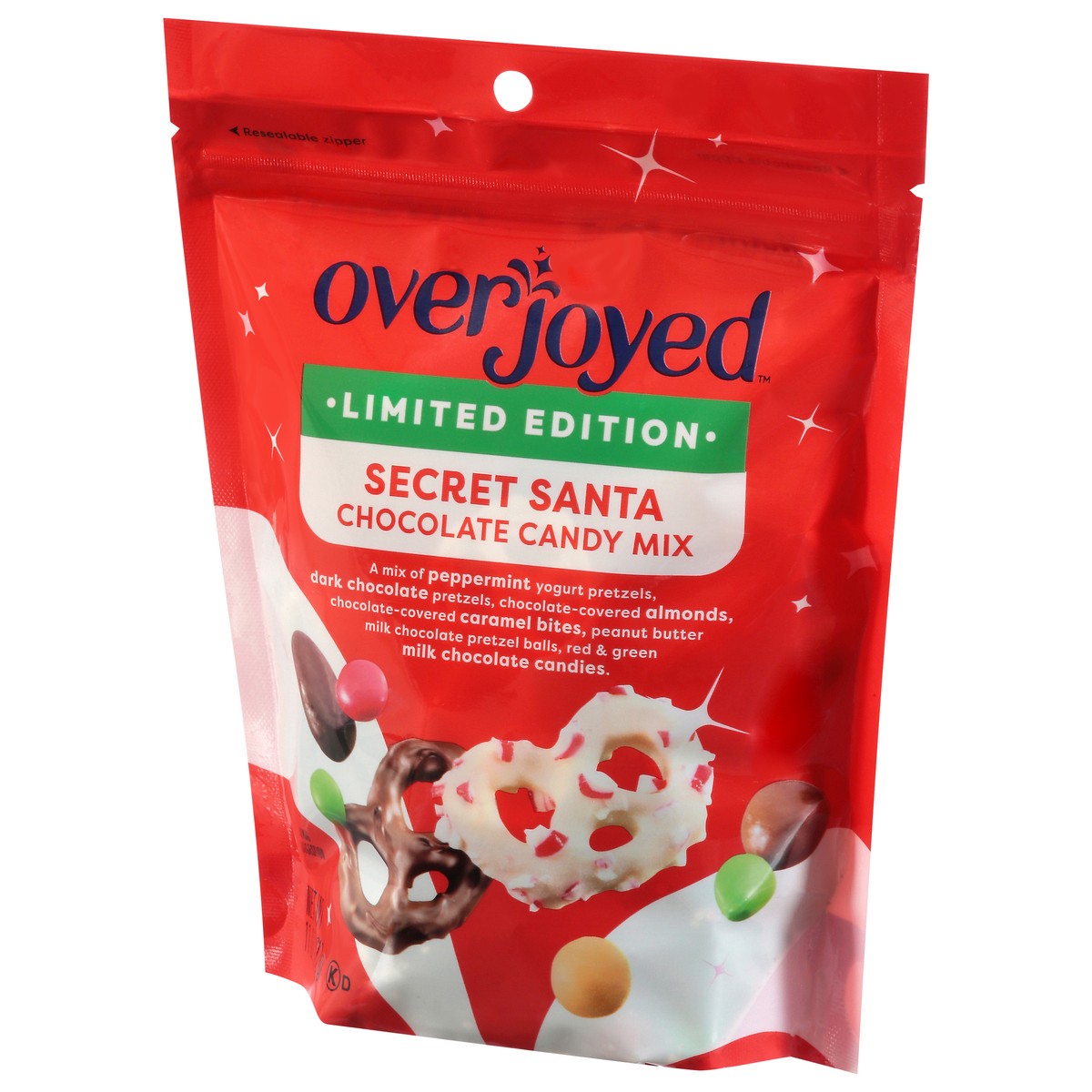 slide 4 of 4, Overjoyed Secret Santa Chocolate Candy Mix 11 Oz - 11 OZ, 11 oz