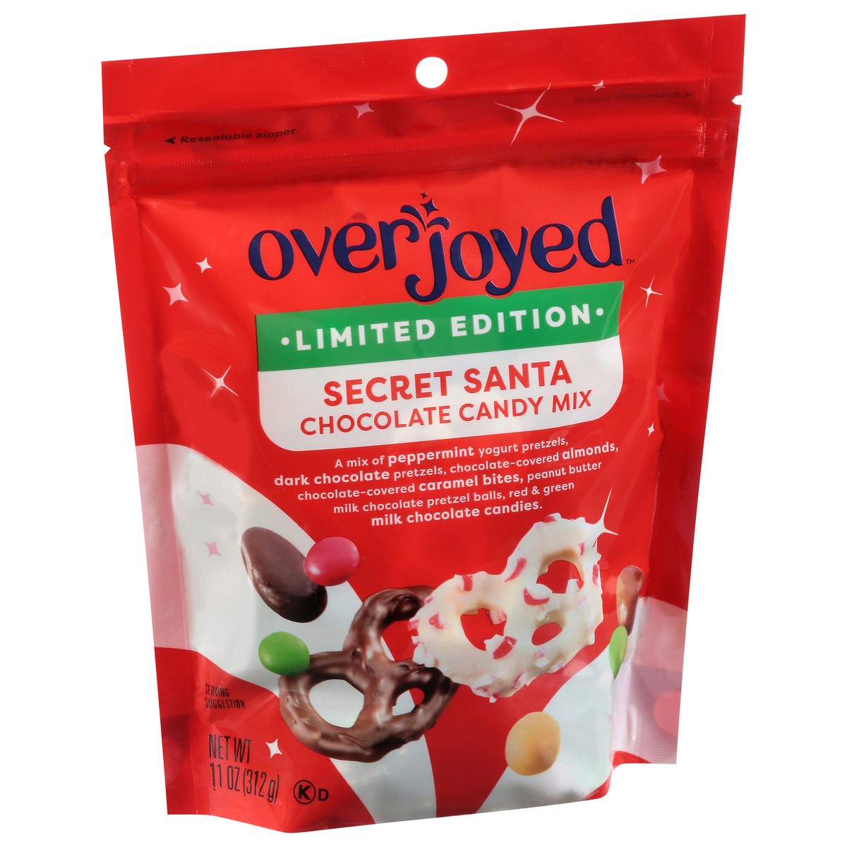 slide 2 of 4, Overjoyed Secret Santa Chocolate Candy Mix 11 Oz - 11 OZ, 11 oz