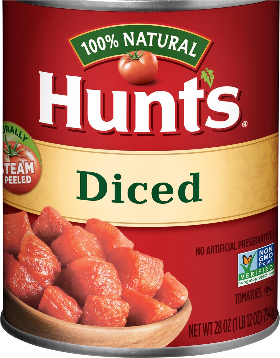 slide 2 of 2, Hunt's Diced Tomatoes 28 oz, 28 oz