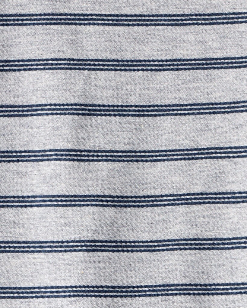 slide 2 of 2, Carter's Toddler Boy Striped Long-Sleeve Tee - Grey Grey 2T, 1 ct