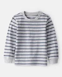 Carter's Toddler Boy Striped Long-Sleeve Tee - Grey Grey 2T