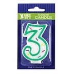 DecoPac Bday Candle No.3