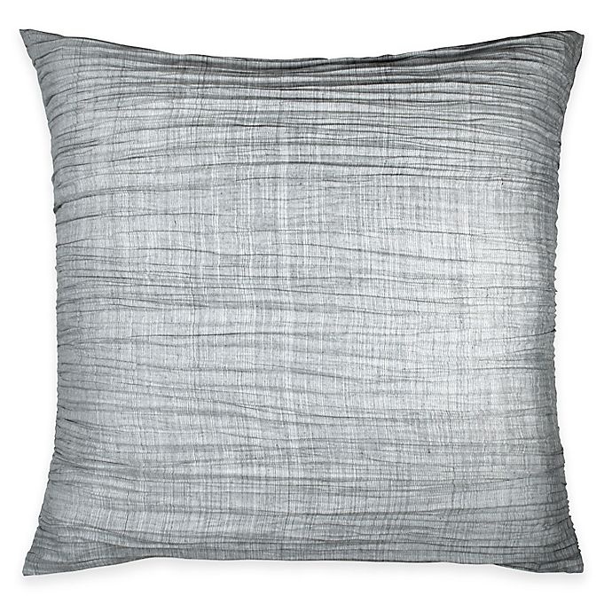 slide 1 of 1, DKNY City Pleat European Pillow Sham - Grey, 1 ct