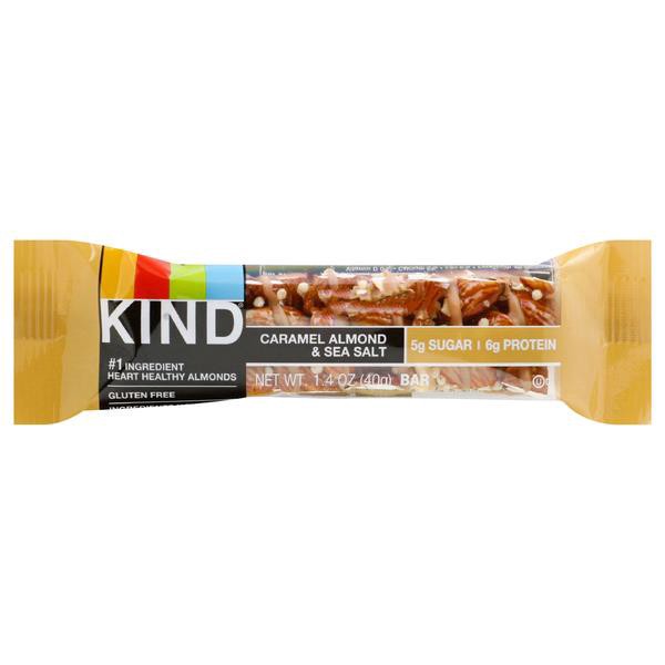 slide 1 of 2, KIND Caramel Almond and Sea Salt Nut Bars, 1.4 oz