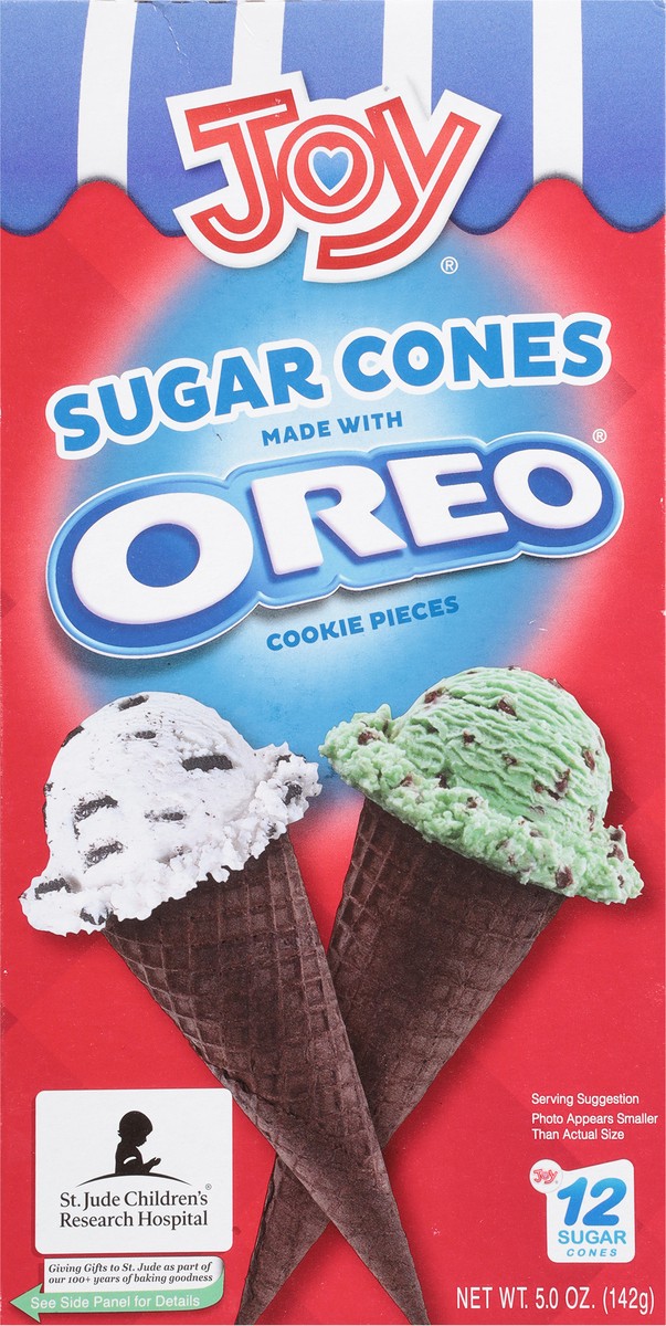 slide 6 of 13, Joy Oreo Cookie Pieces Sugar Cones 12 ea, 12 ct