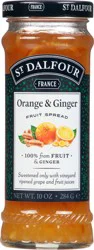St. Dalfour Orange & Ginger Fruit Spread 10 oz