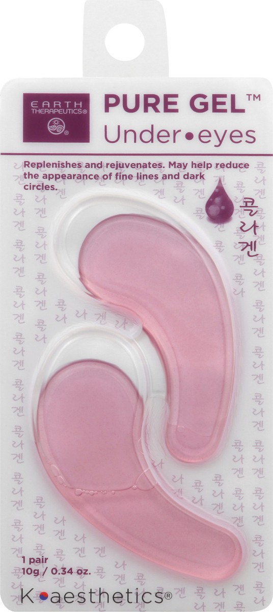 slide 1 of 8, Earth Therapeutics Under-Eye Pads 1 ea, 1 ct