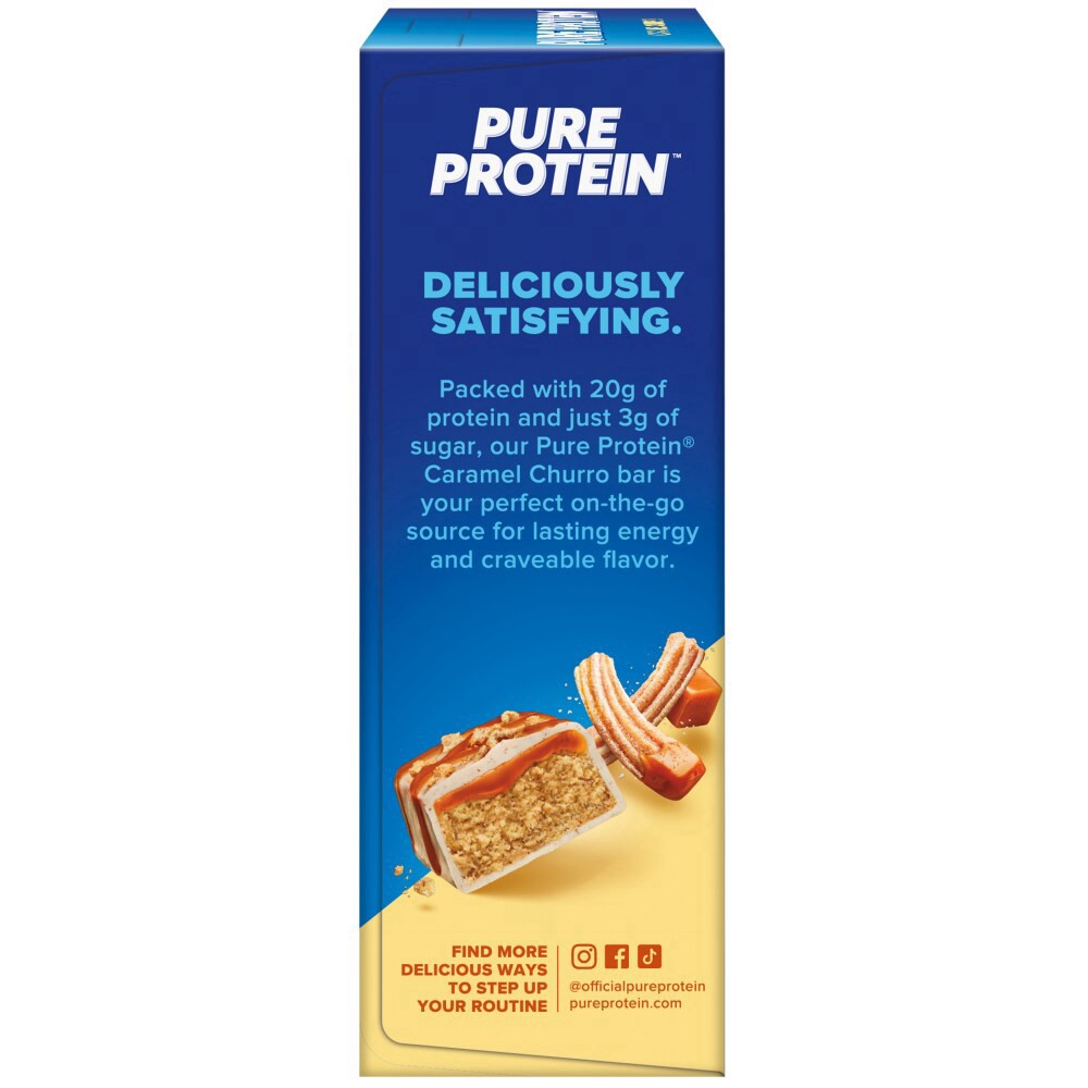 slide 3 of 5, Pure Protein Caramel Churro Protein Bar, 4 ct; 1.76 oz