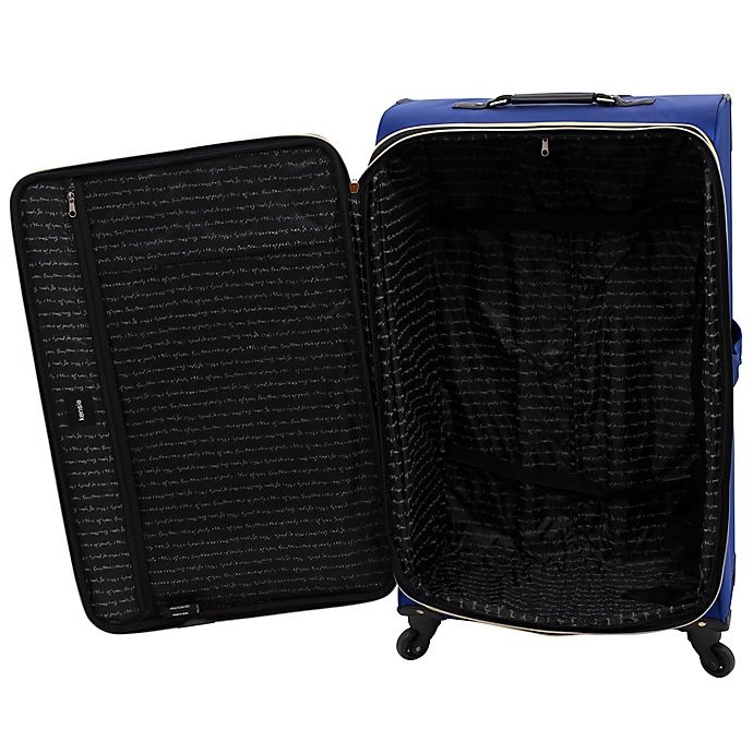 slide 7 of 8, Kensie Aurea Softside Spinner Checked Luggage - Cobalt Blue, 28 in