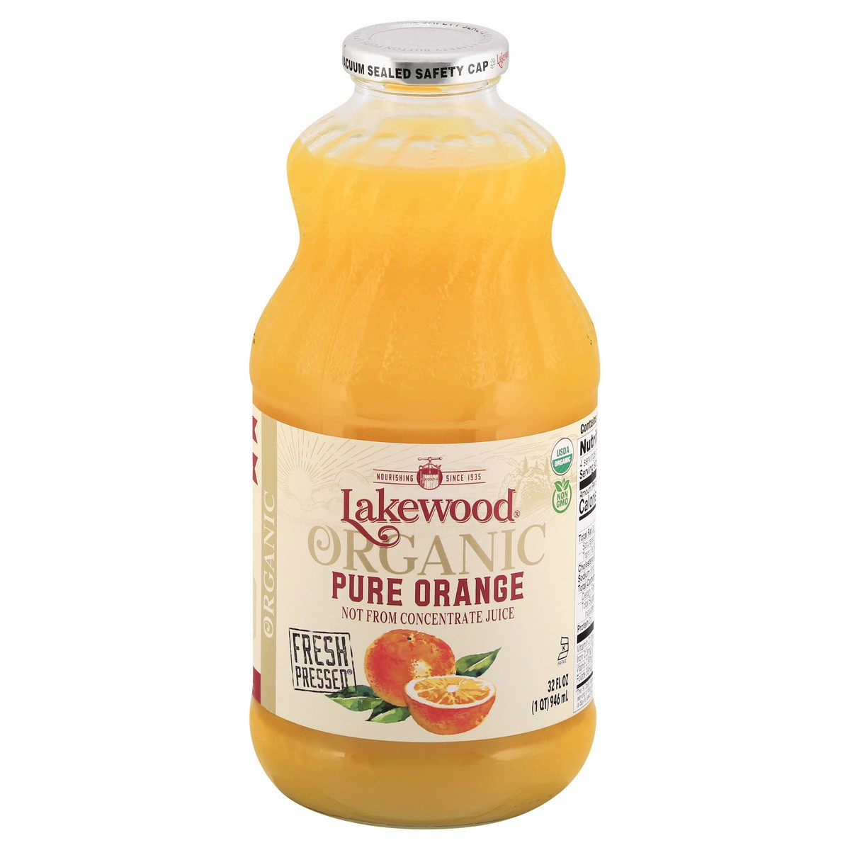 slide 13 of 13, Lakewood Organic Pure Orange Juice 32 oz, 32 oz