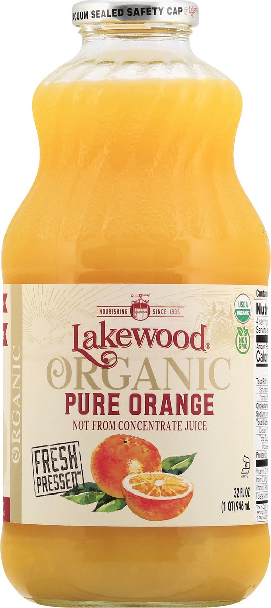 slide 1 of 13, Lakewood Organic Pure Orange Juice 32 oz, 32 oz