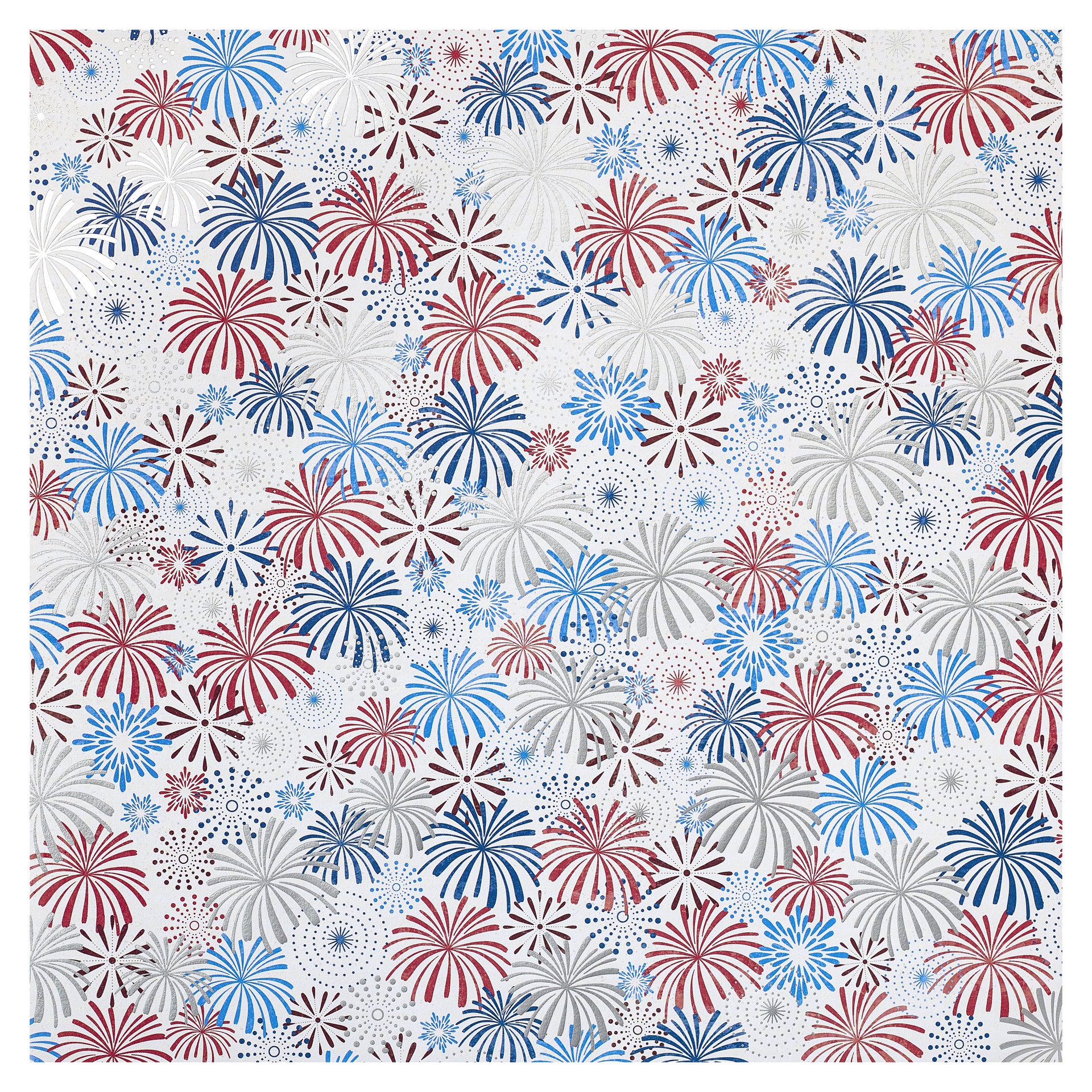 slide 4 of 4, Recollections 4th Of July Paper By Recollections, 12" X 12", 12 in x 12 in