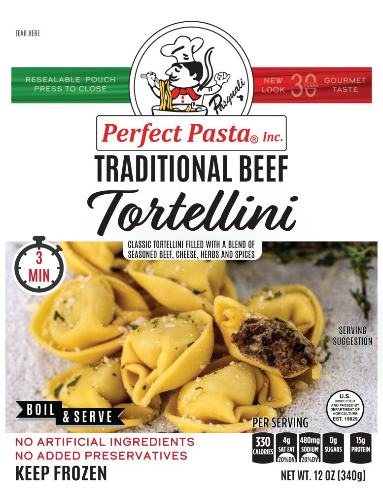 slide 1 of 2, Perfect Pasta Meat Tortellini, 12 oz