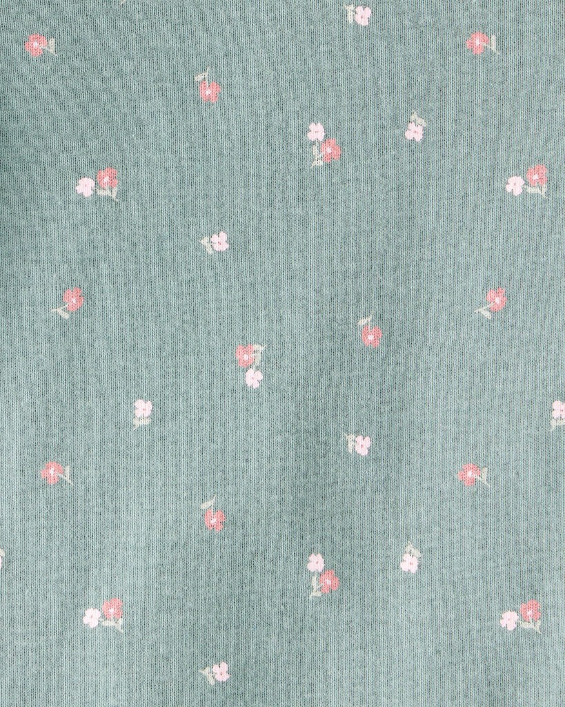 slide 4 of 5, Carter's Baby Girl 4-Pack Owl Print Cotton Long-Sleeve Multipack Bodysuits - Green/Pink/White Multi PRE, 1 ct