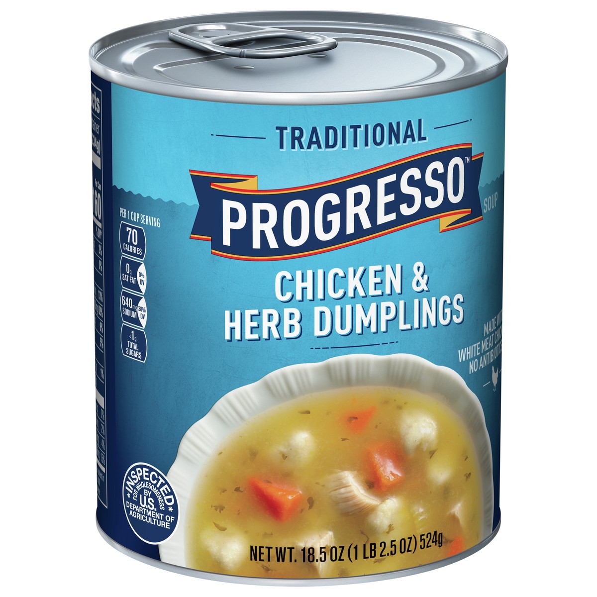 slide 9 of 9, Progresso Traditional, Chicken & Herb Dumplings Canned Soup, 18.5 oz., 18.5 oz