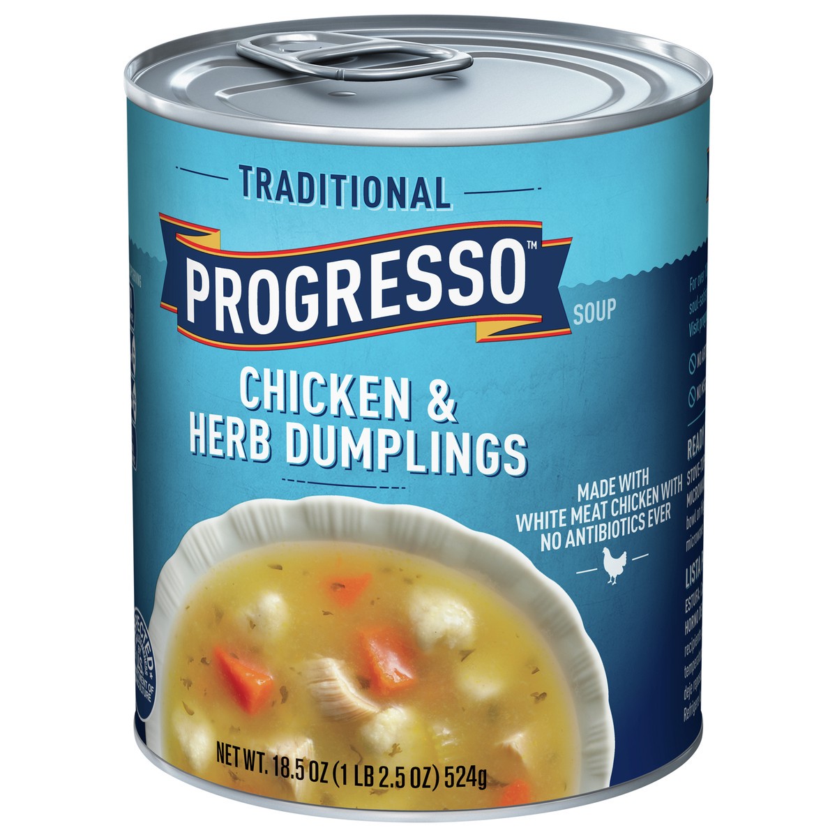 slide 7 of 9, Progresso Traditional, Chicken & Herb Dumplings Canned Soup, 18.5 oz., 18.5 oz