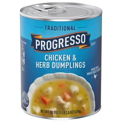 Progresso Traditional, Chicken and Herb Dumplings Canned Soup, 18.5 oz