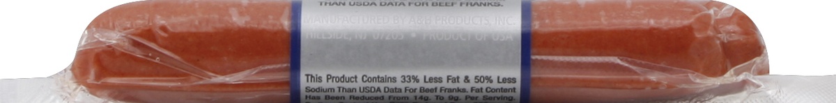 slide 4 of 5, Abeles Heymann Reduced Fat And Sodium No Nitrates Or Nitrites Added Beef Frankfurters, 12 oz