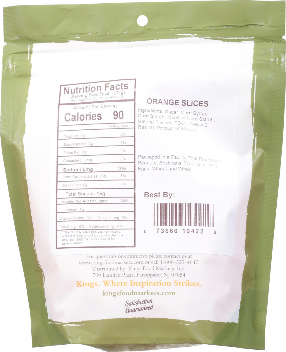 slide 2 of 13, Kings Orange Slices 9 oz, 9 oz
