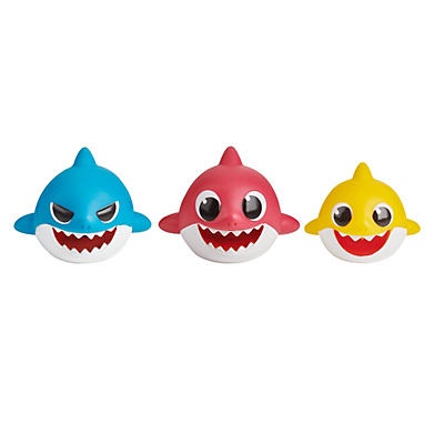slide 1 of 1, Baby Shark Pinkfong Squirt Toys, 3 ct