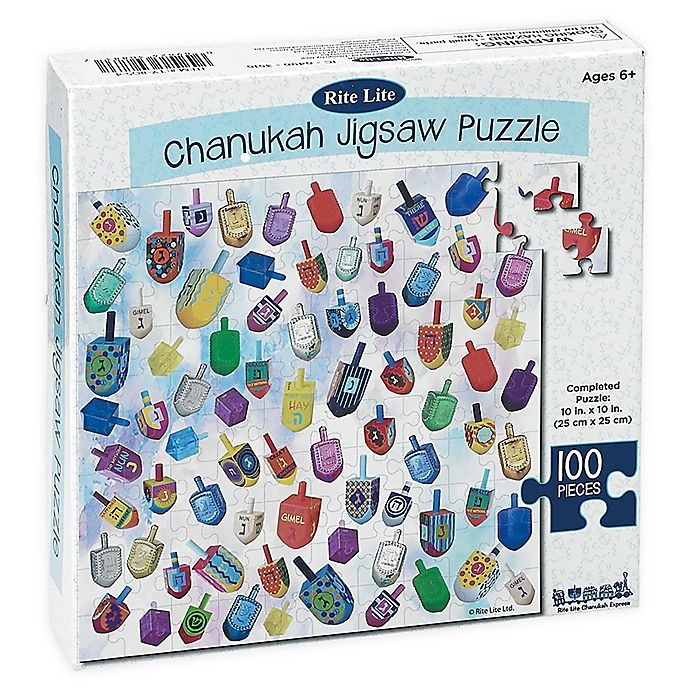 slide 1 of 1, Rite Lite Chanukah Jigsaw Puzzle, 100 ct