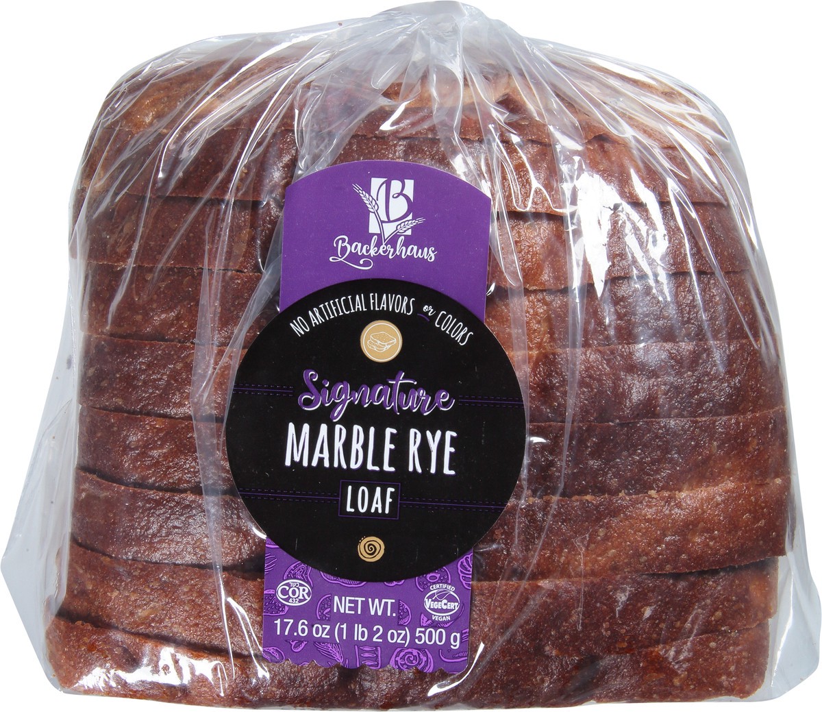 slide 11 of 12, Backerhaus Signature Marble Rye Loaf 17.6 oz, 17.6 oz