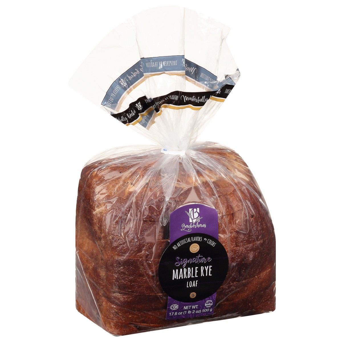 slide 7 of 12, Backerhaus Signature Marble Rye Loaf 17.6 oz, 17.6 oz