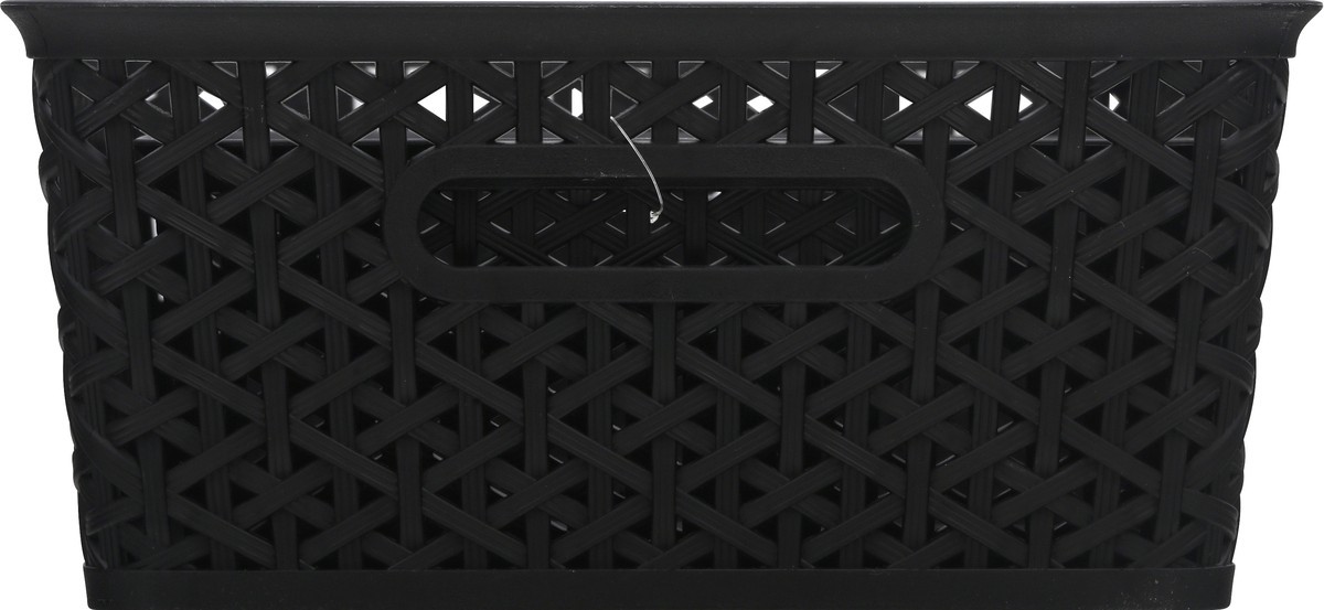 slide 8 of 9, Whitmor Resin Form Tote Set Black, 4 ct