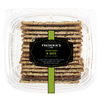 slide 7 of 9, FREDERIKS BY MEIJER Frederik's by Meijer Artisan Baked 6 Seed Flatbread Crackers 5.5 oz, 5.5 oz