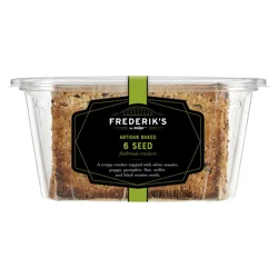 FREDERIKS BY MEIJER Frederik's by Meijer Artisan Baked 6 Seed Flatbread Crackers 5.5 oz