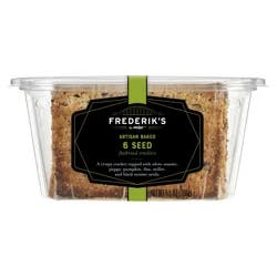 FREDERIKS BY MEIJER Frederik's by Meijer Artisan Baked 6 Seed Flatbread Crackers 5.5 oz