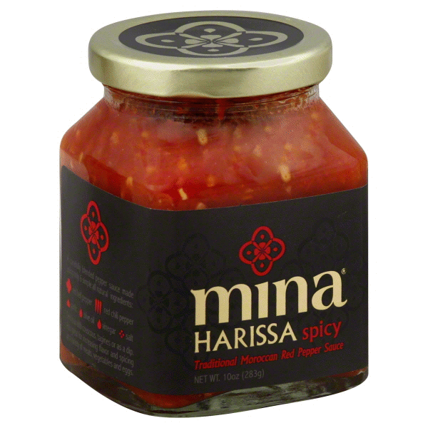 slide 1 of 1, Mina Spicy Harissa, 10 oz