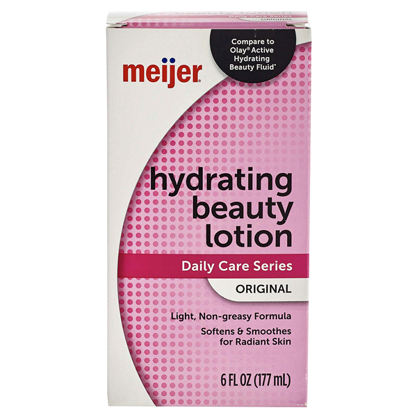 slide 1 of 1, Meijer Hydrating Beauty Lotion, 6 fl oz