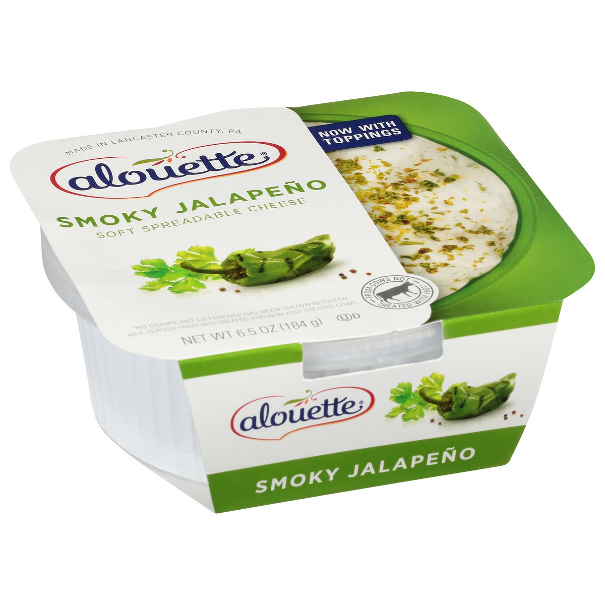 slide 2 of 9, Alouette Smoky Jalapeno Soft Spreadable Cheese, 6.5 oz