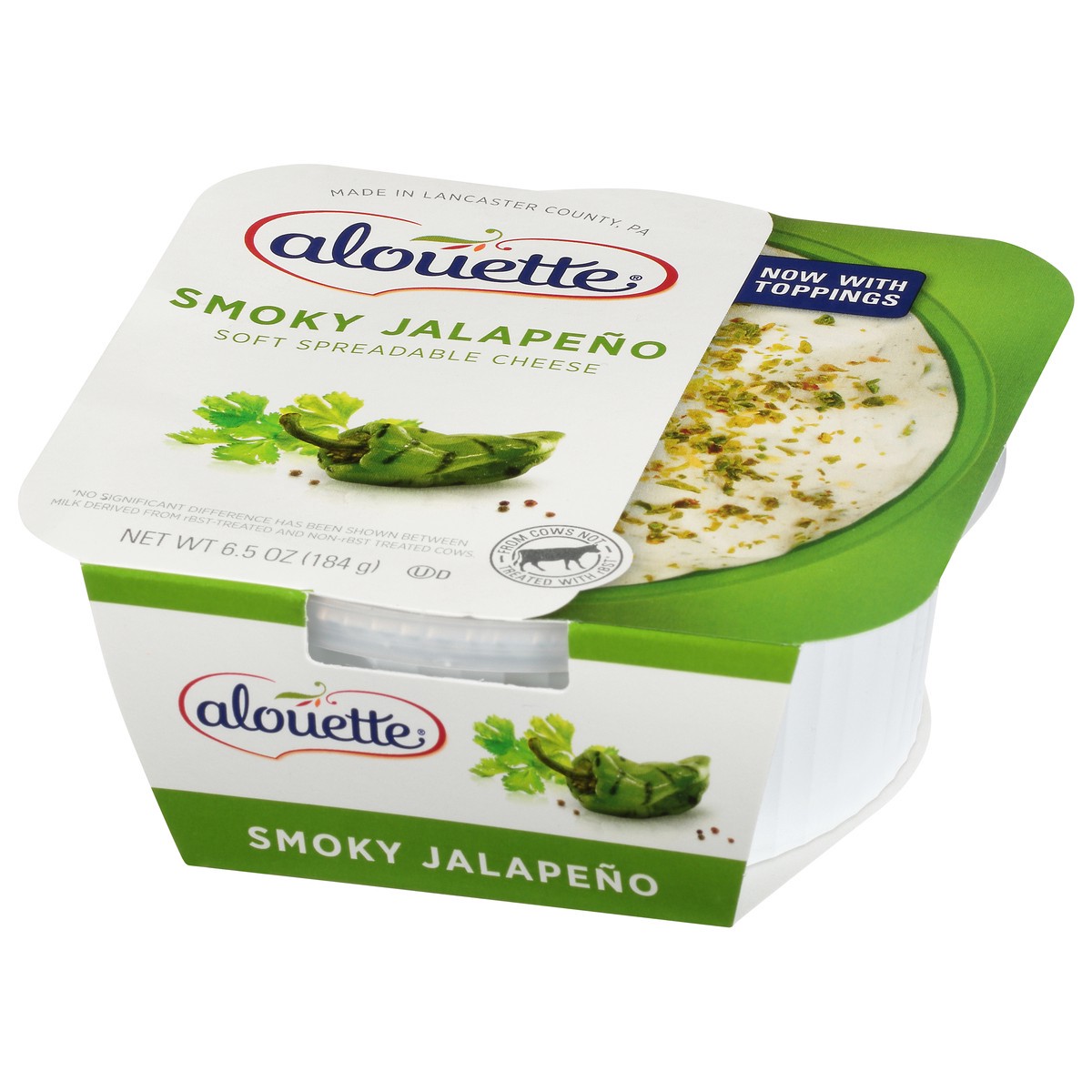 slide 3 of 9, Alouette Smoky Jalapeno Soft Spreadable Cheese, 6.5 oz