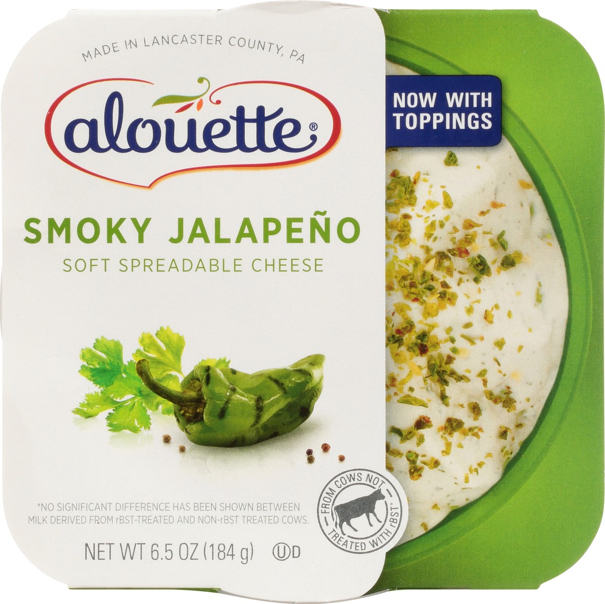 slide 6 of 9, Alouette Smoky Jalapeno Soft Spreadable Cheese, 6.5 oz