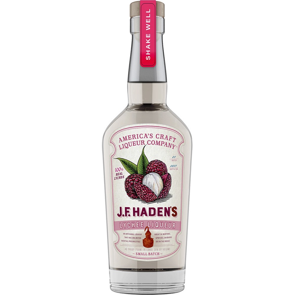 slide 1 of 1, J.f. Haden's Lychee Liqueur, 750 ml