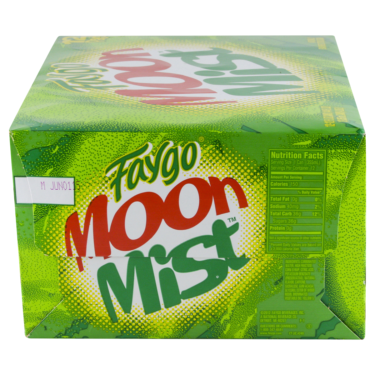 slide 3 of 6, Faygo Moon Mist - 12 ct; 12 oz, 12 ct; 12 oz