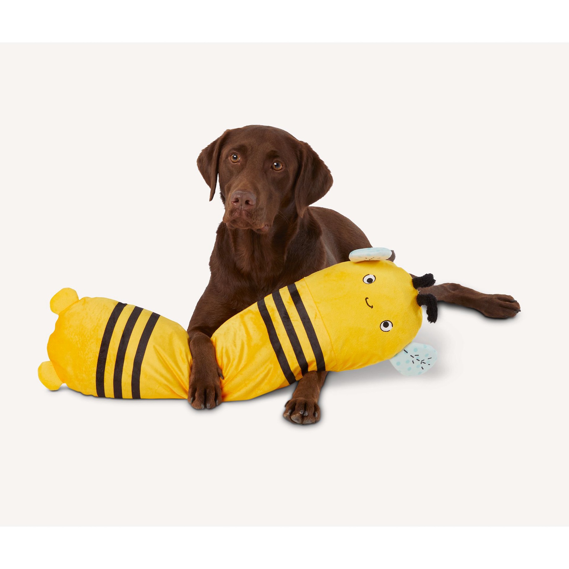 slide 1 of 1, Joyhound X- Large Bumble Bee Dog Toy - Plush, Squeaker, Crinkle, 1 ct; X Large