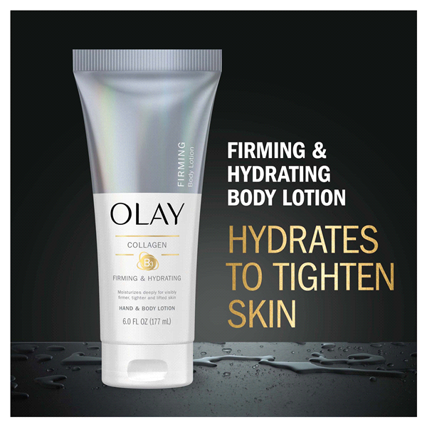 slide 28 of 29, Olay Firming & Hydrating Hand and Body Lotion with Collagen, 6 fl oz Tube, 6 fl oz