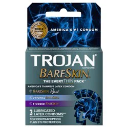 Trojan Bareskin The Everythin Pack - 3 ct